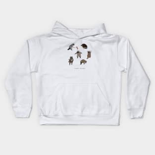 Trash animal Kids Hoodie